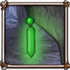 Crystal Pendant - Green Glow