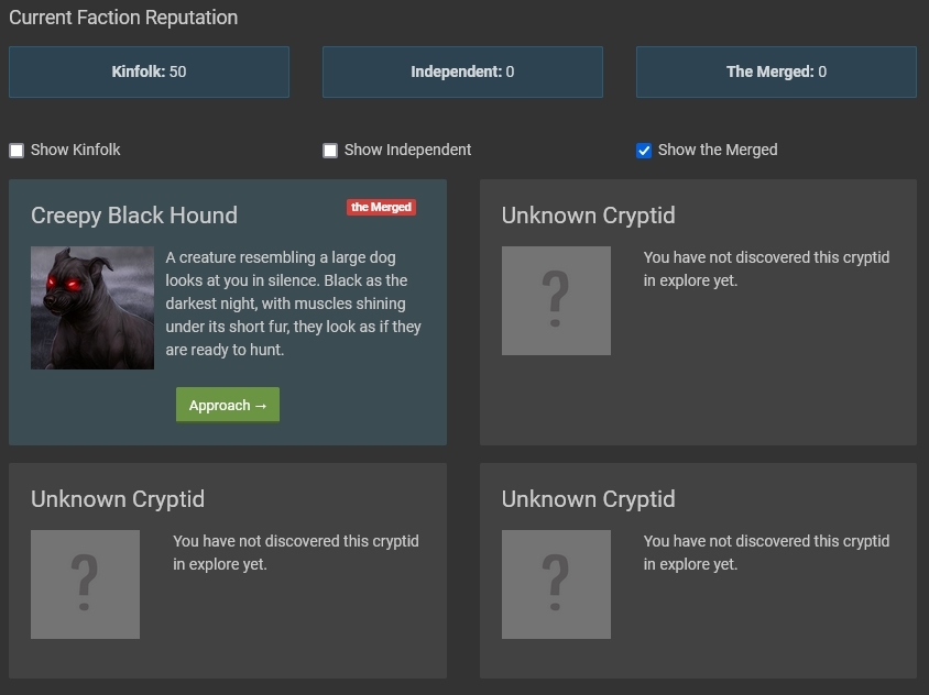 Cryptids Page
