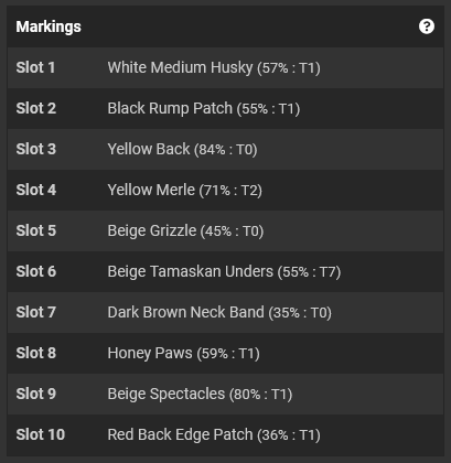 Marking Tiers